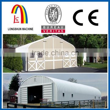 Zinc and color steel prefabricated steel house