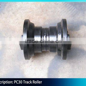 Mini Excavator Undercarriage Parts PC30 Track Roller Bottom Roller With High Side