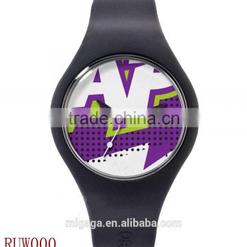 Sell Well In Market Silicone Rubber Strap unisex Watch