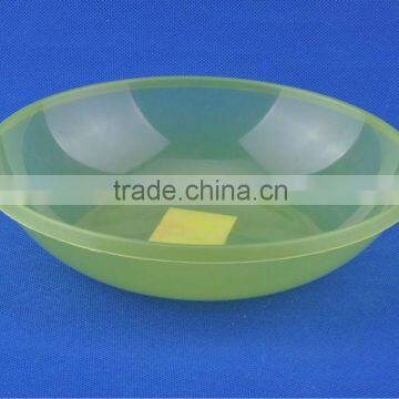 Hot sale colour transparent 20cm plastic salad bowl