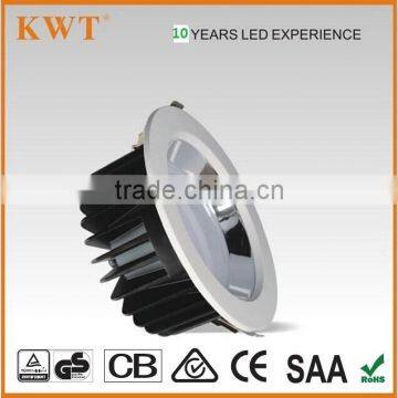 Europen standard dimmable commercial lighting Samsung SMD led downlight 16w-45w, hole size 125mm/175mm/215mm