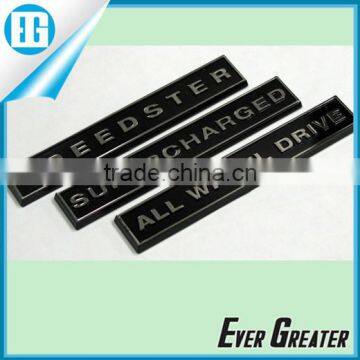 Custom Top Value Aluminum Sticker Emblems 3M Tape Metal Sticker Custom Metal Logo Stickers photo-5