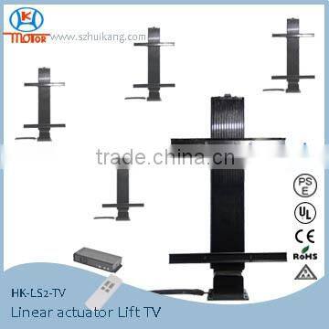 Electric automatic actuador lift TV with wireless Remote control
