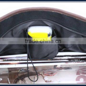 Fashion Cotton Handbags With PU Handle photo-5