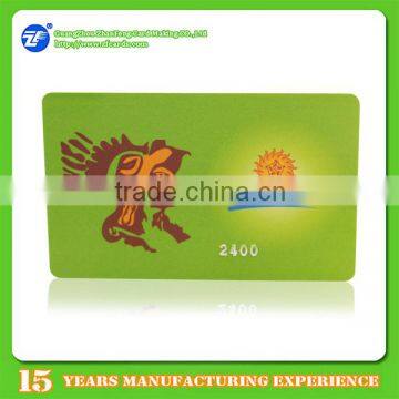 Full color printing PVC RFID membership cards with EM4100 chip