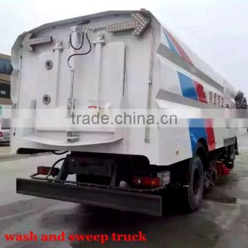 2015 new design wash and sweep together in one truck for sale/ washing truck /sweeping truck