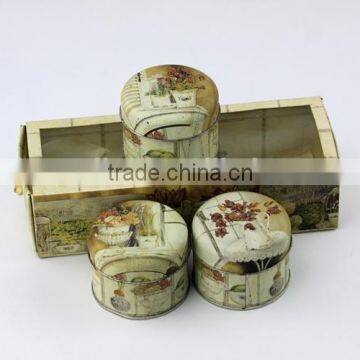 small candles in tin can wholesale