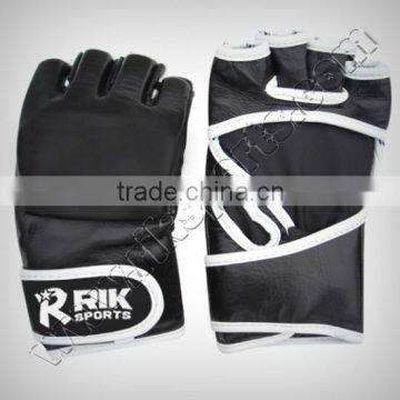 Grappling MMA Gloves made of finest quality cowhide leather, inside durable foam padded