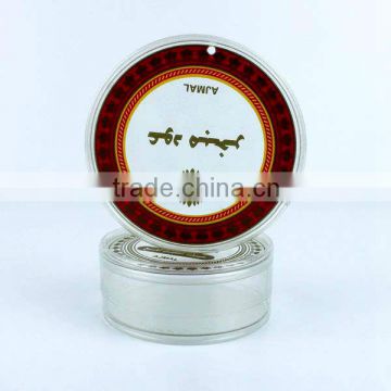 clear pvc makeup small round boxes