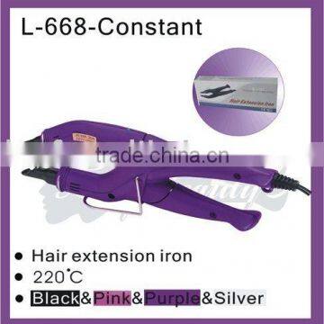 Hair extension iron for salon