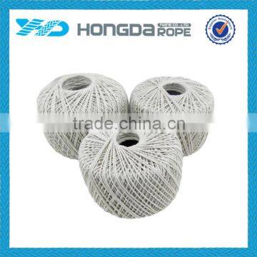 100% raw material white colored small size cotton ball of string