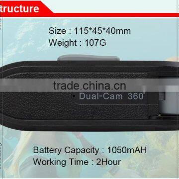 Dual Camera Car Dvr New Design High Quanlity With Mutifuctional DVR photo-3