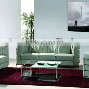 steel tube sofa frames,stainless steel leather sofa,Metal Frame Office Sofa SF-73