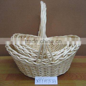 natural color willow basket for flower suitable for all holiday