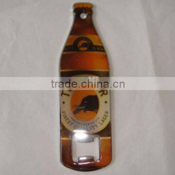 Zinc alloy aluminum bottle opener with colorful design