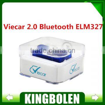 2015 newest style viecar 2.0 OBD2 diagnositc scanner tool bluetooth for Android system for promotional sale