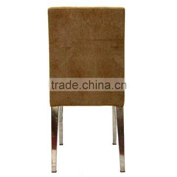 Brushed Stainless Steel Banquet Dining Chair photo-4