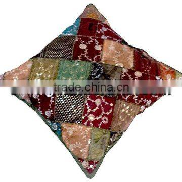 Beautiful Ethnic Vintage sari Fabric Cushion Covers India