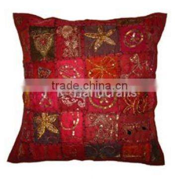 Attractive Shimmered Cushion-cover in Tribal Style