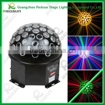 Lowest Price!!!!High Quality RGB Mini LED thunder Crystal disco Ball/ Professional LED Magic Bright Disco Ball Light