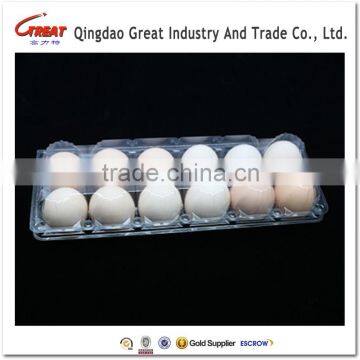 PVC/PET Clamshell Blister plastic egg tray 12 holes accounts