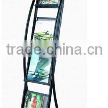 Metal Material Brochure Holder Floor Stand Quality Choice photo-2