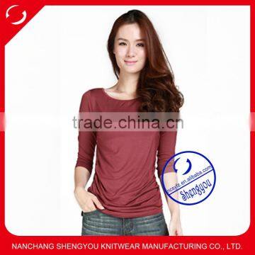 100 viscose women t shirt wholesale