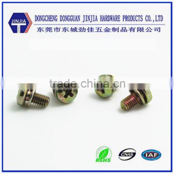 2014 new design screw dongguan electronic combination screw with washer