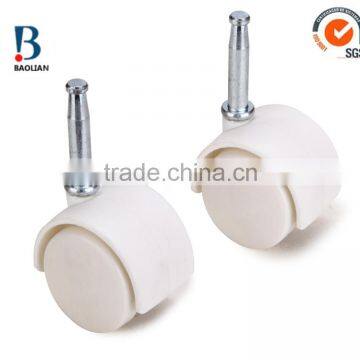 ISO Certificasted China 2' White Directional Double Swivel Metal Pin Caster Wheels for Cleaner photo-5