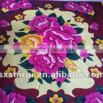 Flower Velvet Bedsheet Cover