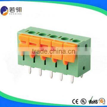 Green PCB Spring Terminal Blocks Pitch 5.08mm 7.62mm