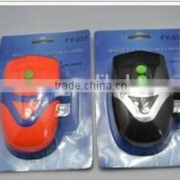 3 Led Bicycle Headlights Bicycle Horn Multifunctional Bike Lights With a Trumpet photo-3