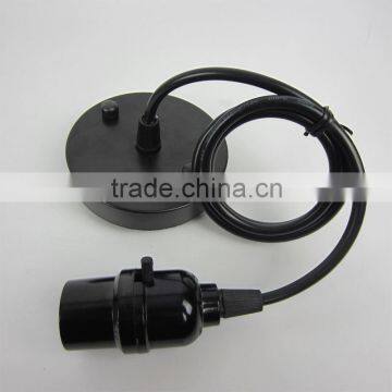 E26 Bakelite Hanging Lamp With Metal Ceiling Rose photo-5