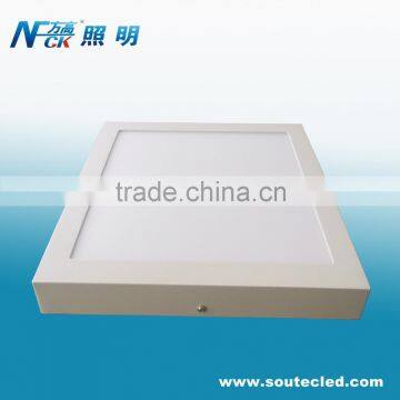 Surface mount 24w flat led panel light 300X300MM aluminum indoor square led light panel