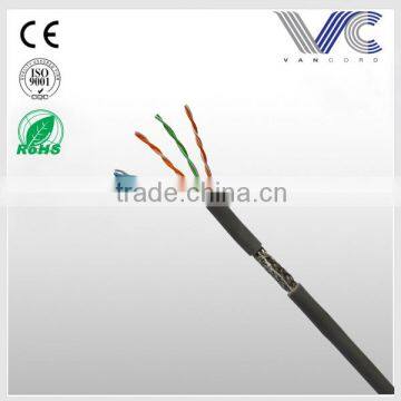 Frankever AL-MG braided grey SFTP CAT5E lan cable