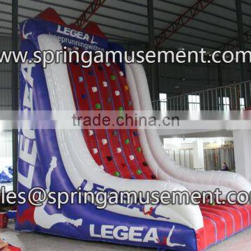 China cheap commercial grade inflatable rock climbing wall inflatable sports games challenge for sale SP-SP037