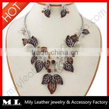 Hot sell fashion saudi arabian jewelry set custom MLJS 08