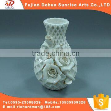 Modern glazed white flower arrangement home decoration