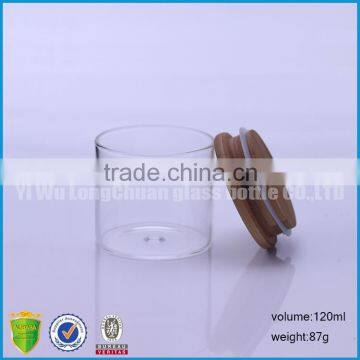 120ml Airtight Hot Selling Glass Bottle With Bamboo Lid photo-4