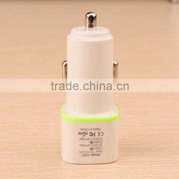 Hot sell Guangzhou Battery Car Charger High Speed 2USB Charger Car Accessories