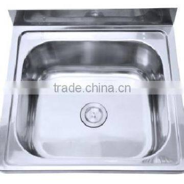 Above counter 304 stainless steel sink for laundry with stand