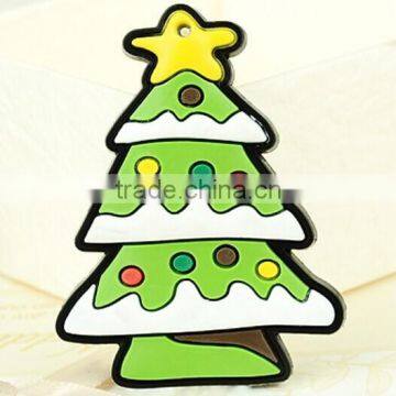 High quality 3D chrismas tree souvenir Soft PVC custom Fridge Magnet