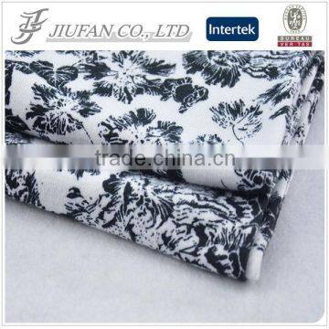 Jiufan Textile Brushed Polyester French Terry Knit Fabric For Clothing