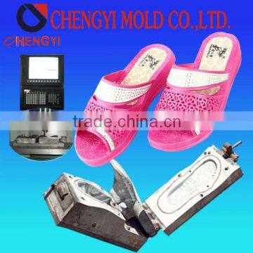 2014 fashion women pvc air blowing shoe mould