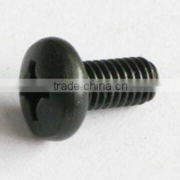 Carbon steel Pan head screws screws with cross drive DIN 7985