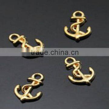 2016 New 3D Nail Manicure Decor Golden Metal Ship Anchor Design DIY Nail Decoration Tools For Manicure Tools photo-3
