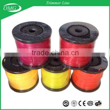 Many Kinds of Diameters and Different Shapes 1LB Spool Nylon Trimmer Line