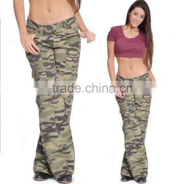 Military style ladies camo pants army pants