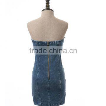 Ladies Latest Smart Casual Denim Dress Designs photo-4