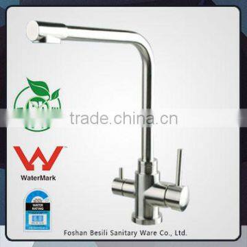 Watermark 3 way stainless steel kitchen faucet with purified water channel BK1AB